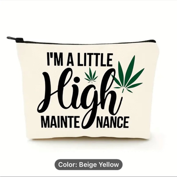 Handbags - Bag, NWT, High Maintenance Makeup bag, cute, plenty of room for that stuff too!